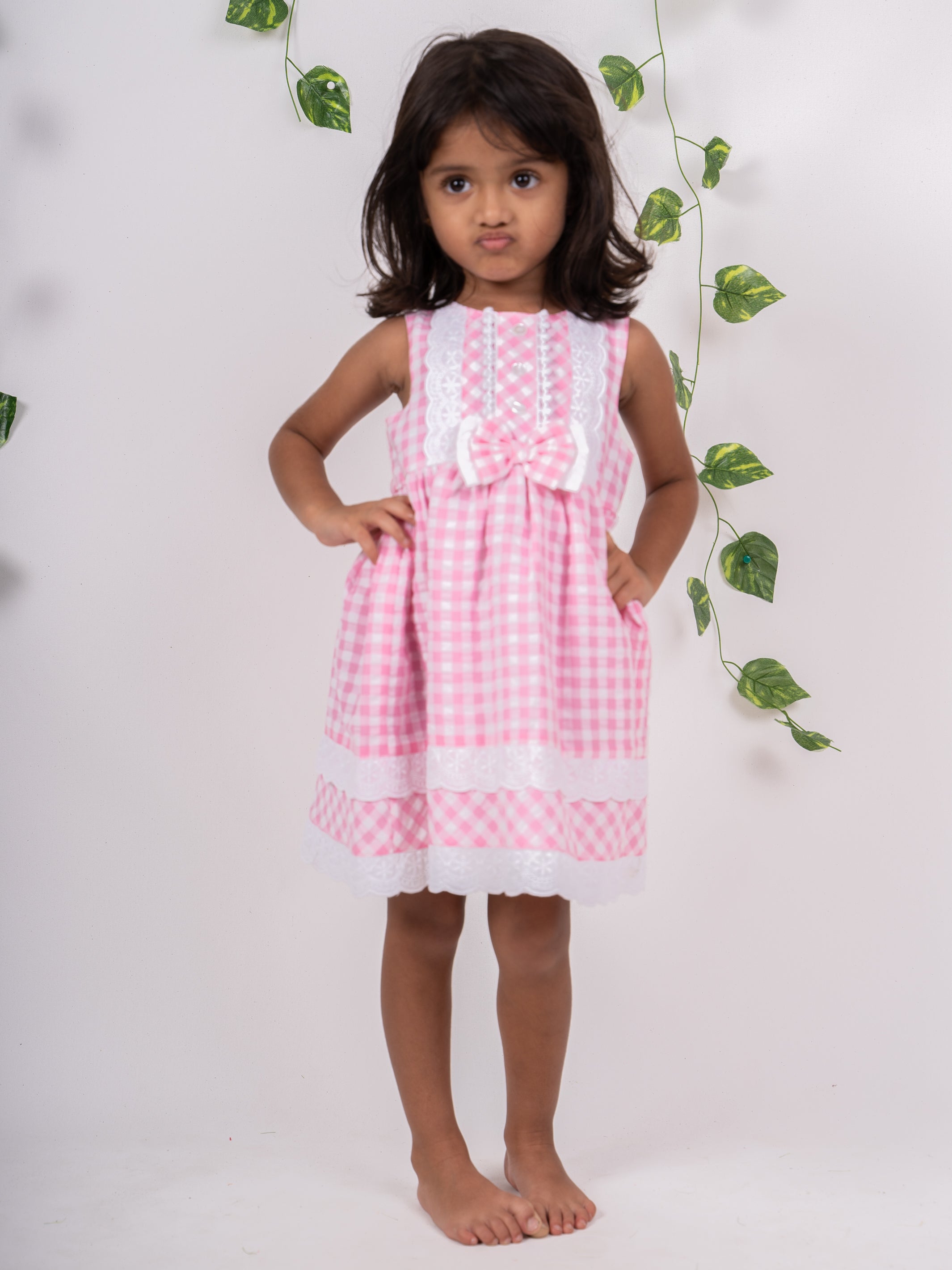 Ripening BabyGirls Kids Clothing LaceNet Short Length ALine Birthday  Party Girl Dresses Children Frocks Designs 67Years  Amazonin Fashion