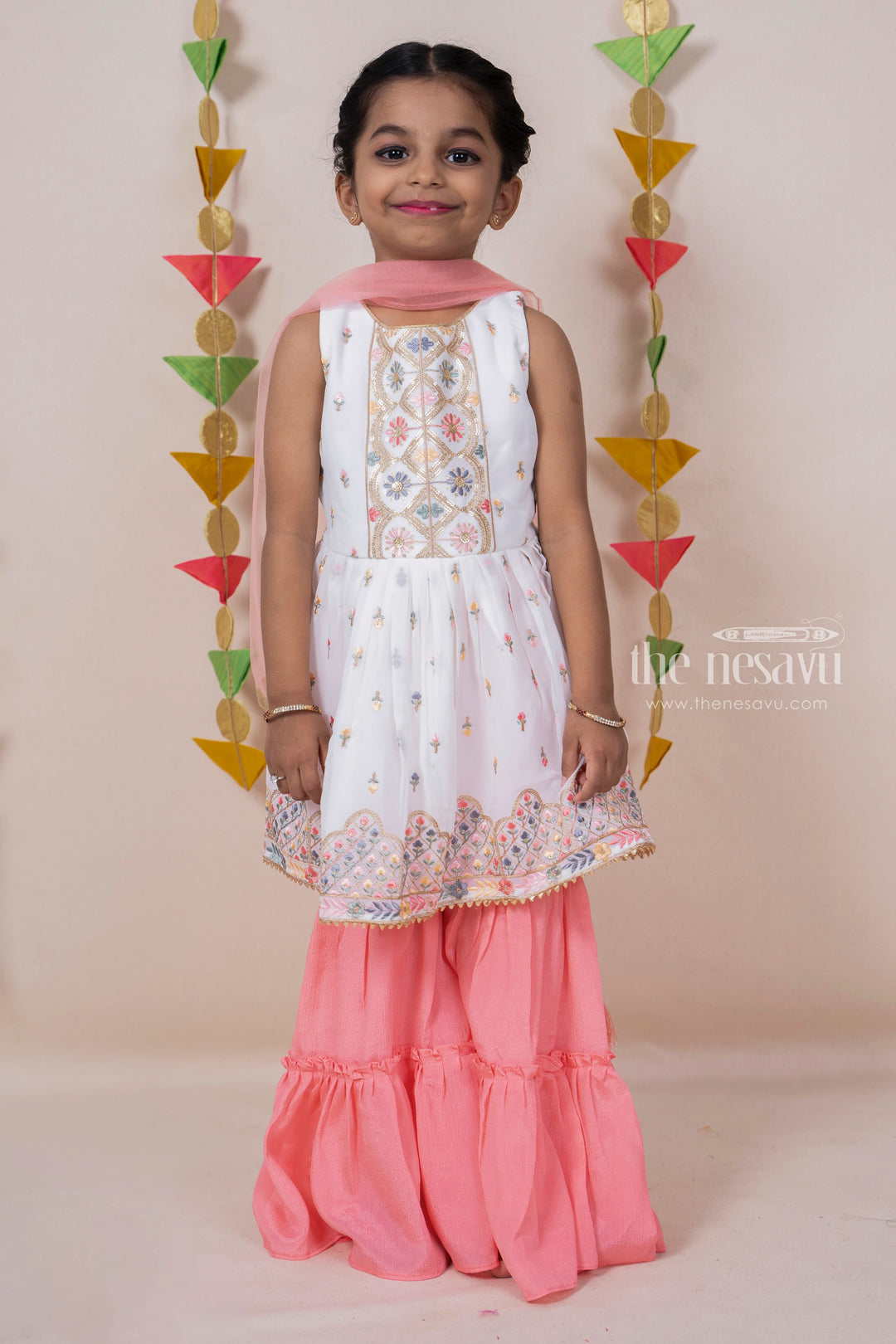 https://www.thenesavu.com/cdn/shop/products/nesavu-white-designer-top-with-pink-palazzo-pant-for-girls-the-nesavu-sets-suits-16-1y-white-thenesavu-gps047-psr-silks-29664556056661.jpg?v=1663914140&width=1080